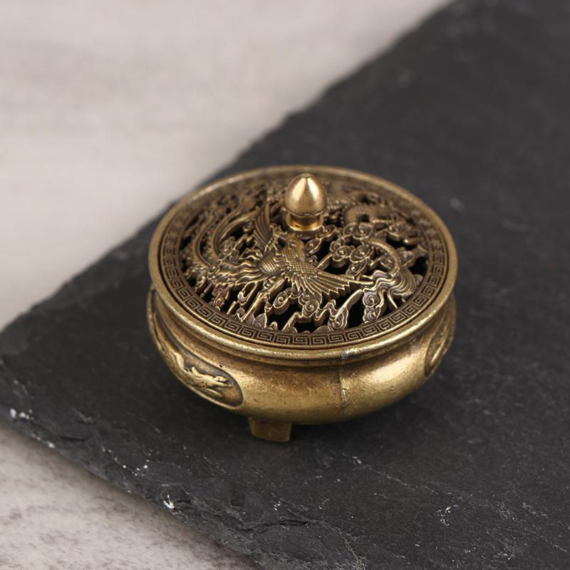 Lotus-Räuchergefäß aus Messing in Gold von xianyi01 für deine orientalische Dekoration - Bild 4