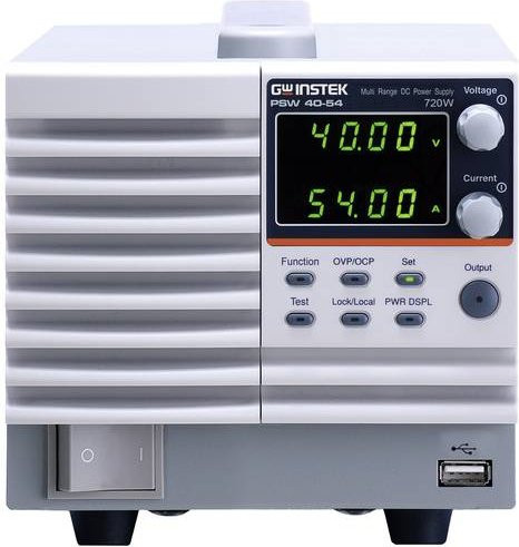GW Instek Labornetzgerät PSW 40-54 in Grau, 1 Ausgang, einstellbar 0 - 40 V/DC, 0 - 54 A, 720 W - Bild 1