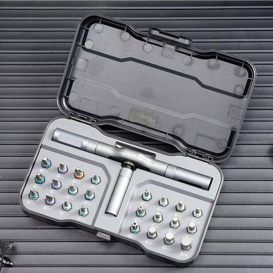 KITPIPI 24-in-1 Mehrzweck-Ratschenschlüssel Set mit magnetischen S2-Steel Bits und Schraubendreher für DIY-Haushaltsreparaturen - Bild 4