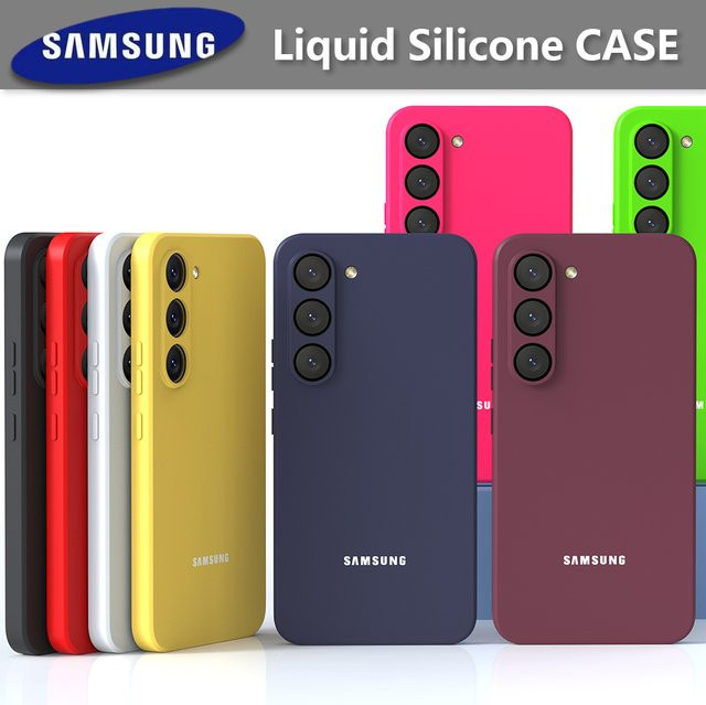 Samsung Galaxy S25 Hülle aus Flüssigsilikon mit Soft-Touch in Rot - Bild 1