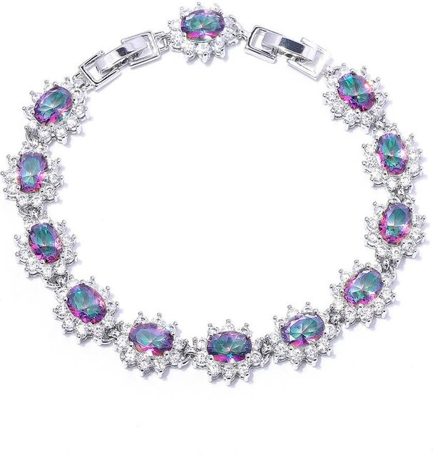 YIRAN Armband, Buntes Zirkon, Damen - Bild 1