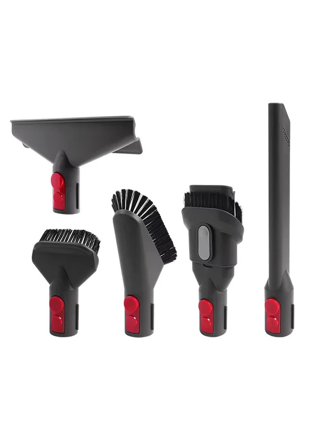 Flacher Saugdüsenkopf mit Rundbürste als Zubehör für deinen Dyson V7 V8 V10 V11 V12 V15 Staubsauger zur Matratzenreinigung - Bild 3