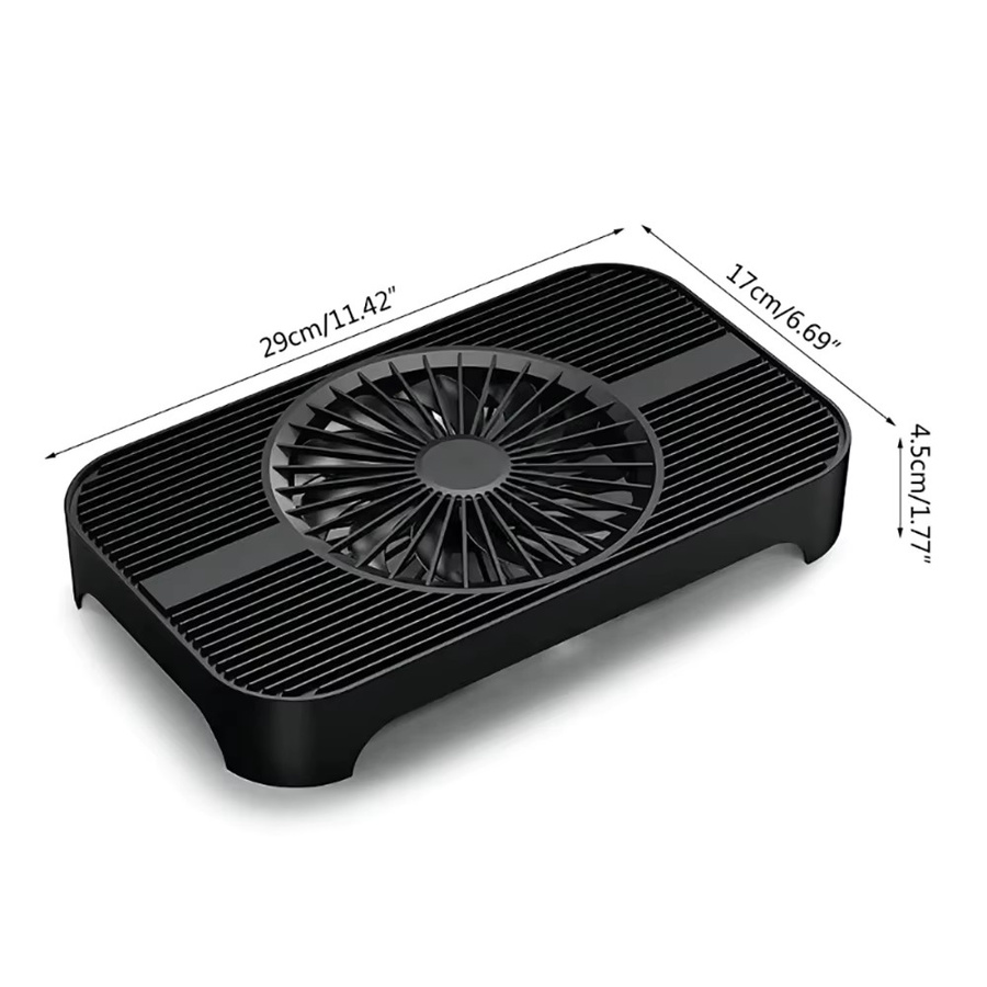 WYMECT USB-Lüfter Halterung für Router zur Luftkühlung in Schwarz - Bild 4