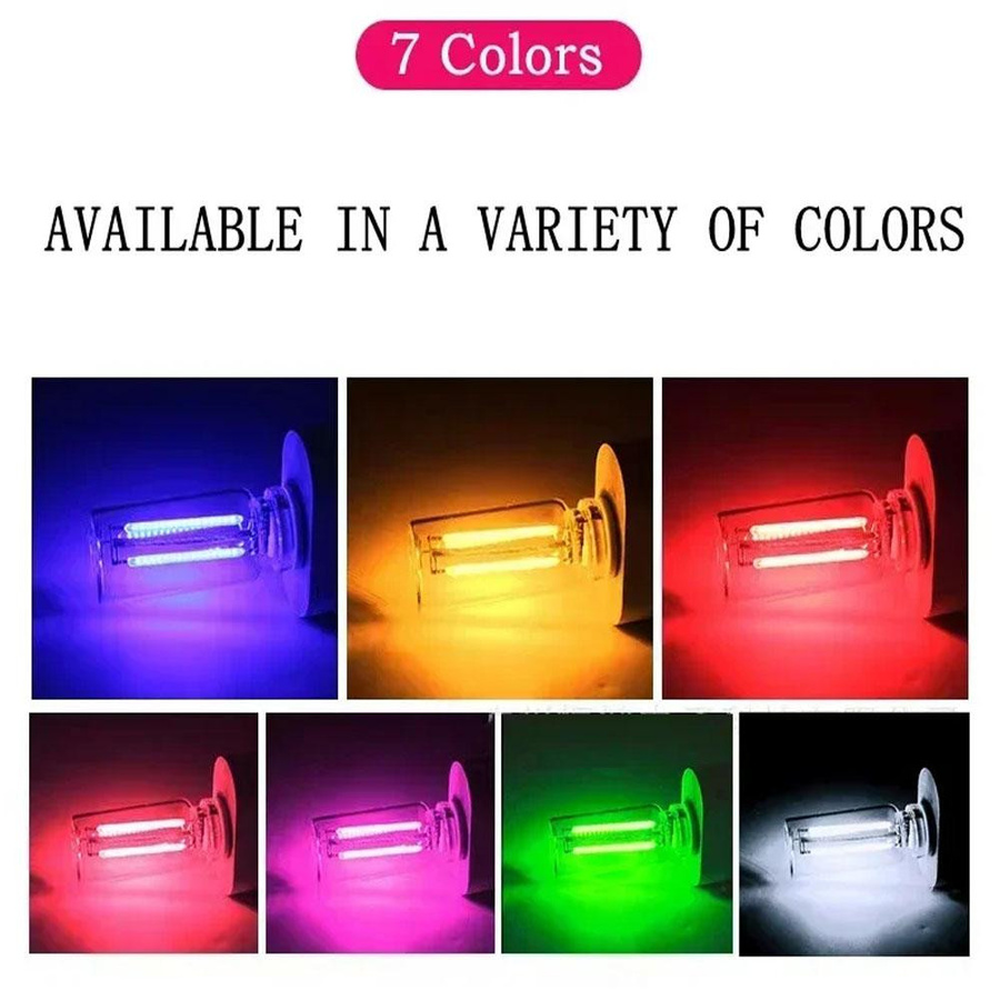 USB Nachtlicht mit LED Filament im Retro Edison Stil, dimmbar per Touch, bunt RGB, Glas, GuangZhouZhenqin - Bild 4