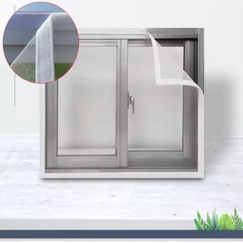 Selbstklebendes Moskitonetz von zxqwan in Weiß zur einfachen Installation als Insektenschutz für den Haushalt - Bild 3