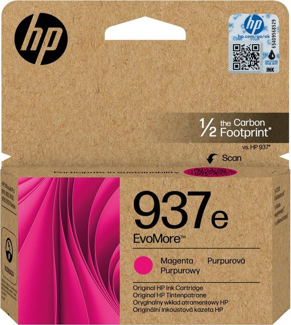 HP 937e EvoMore Tintenpatrone in Magenta für Officejet Pro 9110b - Bild 1