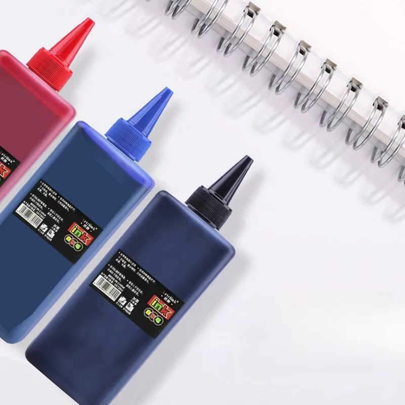 Whiteboard-Marker Set mit 500 ml Nachfülltinte auf Wasserbasis in Schwarz, Rot und Blau, löschbar und umweltfreundlich - Bild 2
