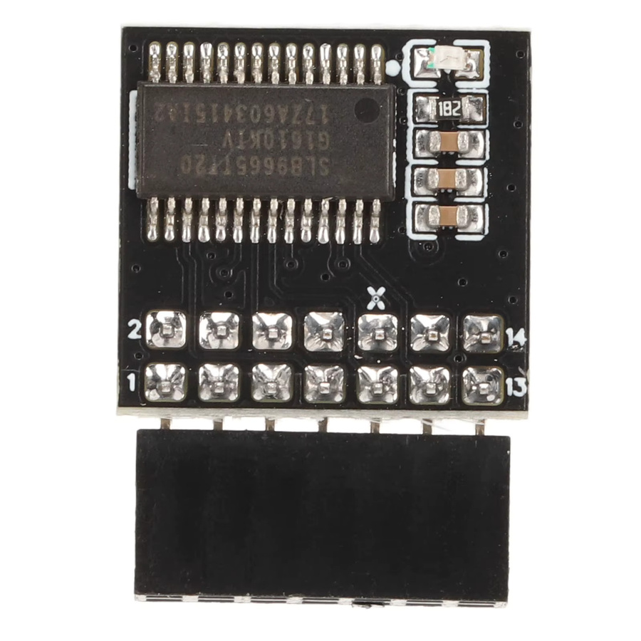 ASUS TPM 2.0 Sicherheitsmodul mit 14 Pin (2x7P) in Schwarz für Windows 11 - Bild 3