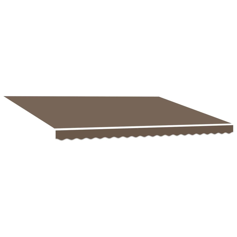 vidaXL Markisenersatzstoff aus Polyester in Taupe, Breite: 450 cm, Tiefe: 300 cm - Bild 2