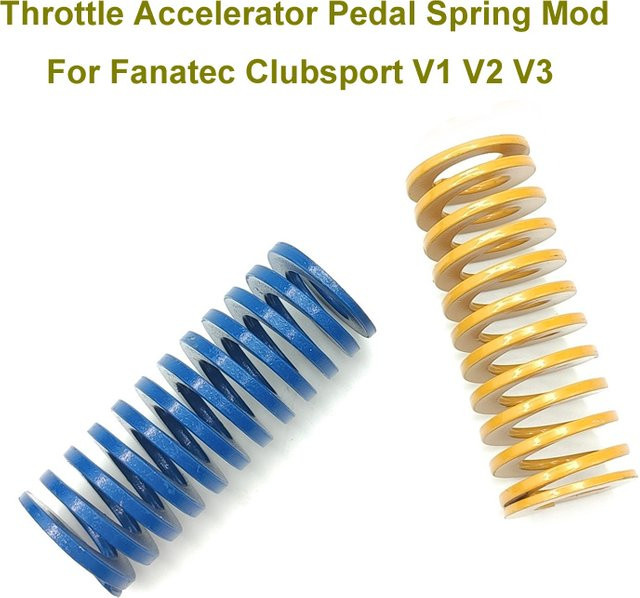 Fanatec Gaspedal-Federmodul in Blau für Clubsport V1 V2 V3 - Bild 1