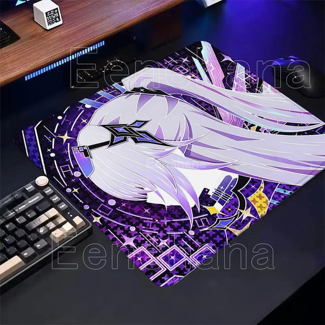 Eenehana Gaming Mauspad Silver Wolf LV.999 Cyrene Phainon Honkai Star Rail Multicolor mit HD-Druck - Bild 1