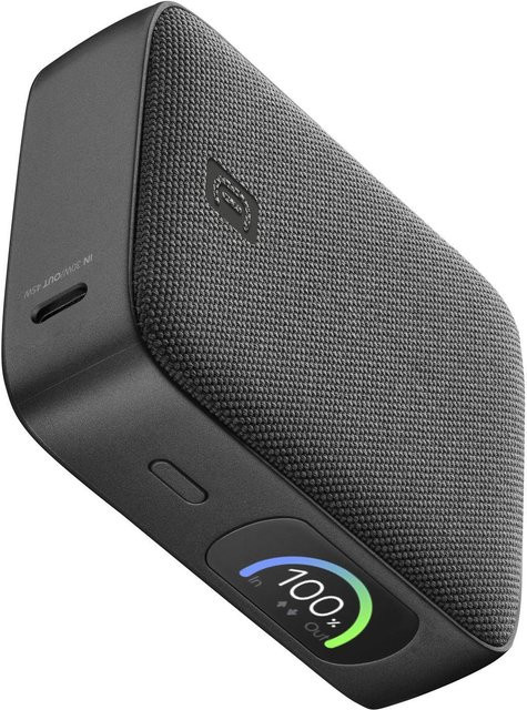 CellularLine Power Bank Powerview IQ 10000 Black mit USB-C Anschluss - Bild 1
