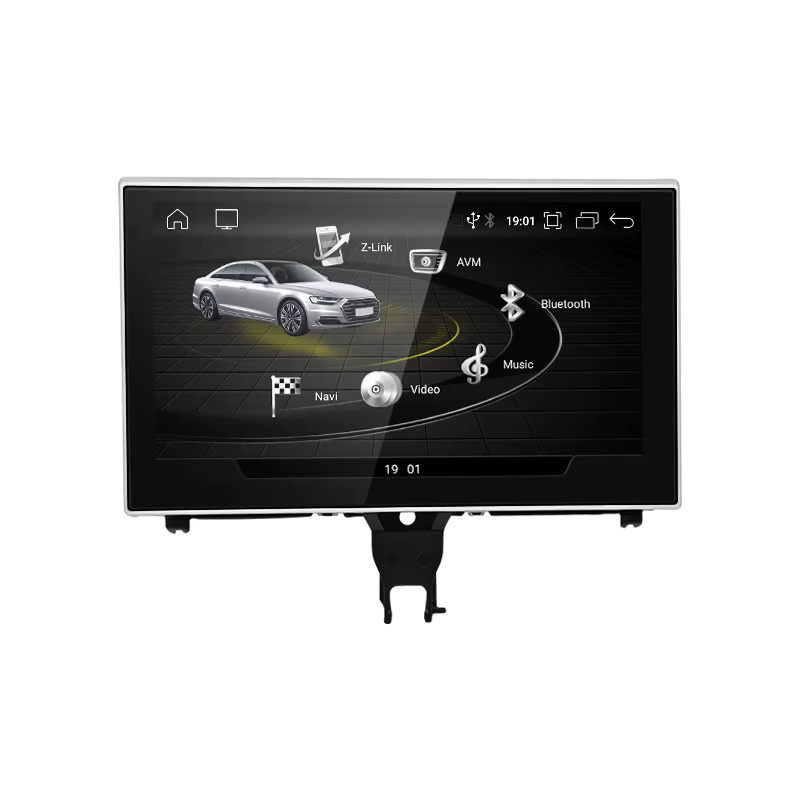 STWEI Android 14 Multimedia-Autoradio mit Qualcomm Snapdragon 665, Wireless CarPlay und GPS für Audi A6 A7 C7 (2012-2018), Schwarz - Bild 7