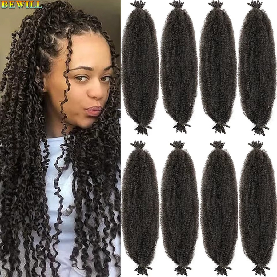 Bewill Springy Afro Twist Marley Twist Flechthaar, Unisex - Bild 3