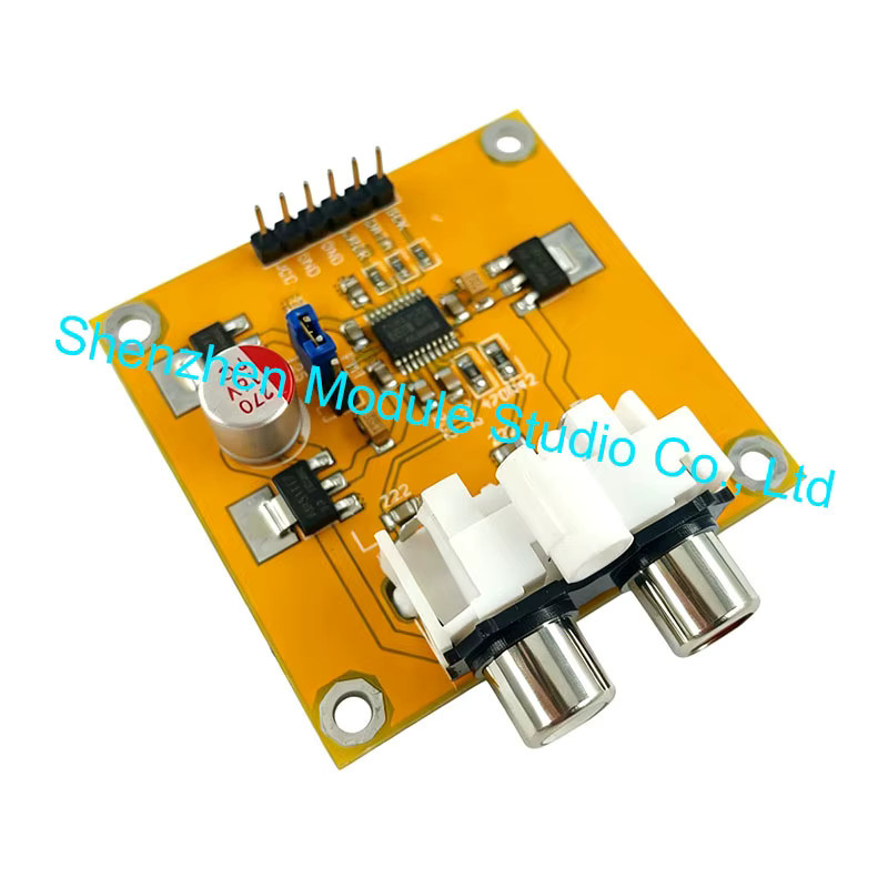 PCM5102/PCM5102A I2S Audio-Decoder-Board HiFi-Soundkarte mit 3,5mm Stereo-Ausgang für Raspberry Pi und Arduino, Gelb - Bild 2