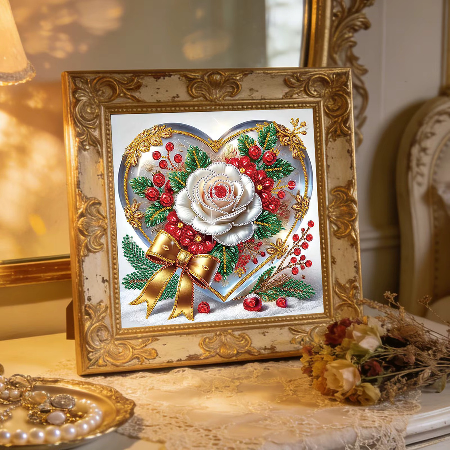 MOJOYCE Blumen-Spezialform 5D DIY Teilbohr-Diamantkunst-Set, adults - Bild 3