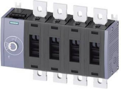 Siemens Lasttrennschalter 4polig 800A 8 Schließer 8 Öffner 690 V/AC grau 690 V/AC 3KD48440QE100 - Bild 1