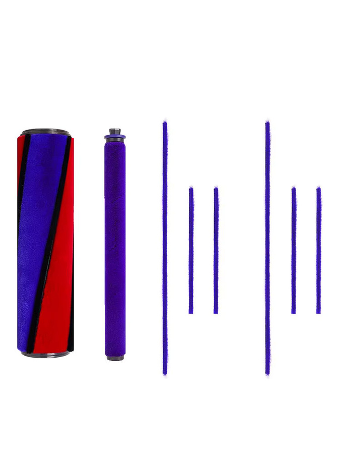 Dyson Ersatzrollen-Set mit weichen Plüschstreifen für V6 V7 V8 V10 V11 Staubsauger - Bild 6