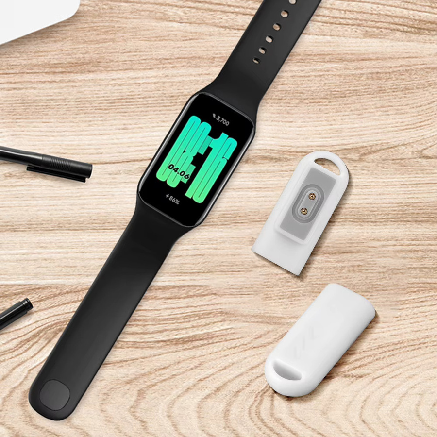 ALLOET USB-C Ladeadapter für Xiaomi Redmi Watch 4 mit 90-Grad-Winkel in Weiß - Bild 3