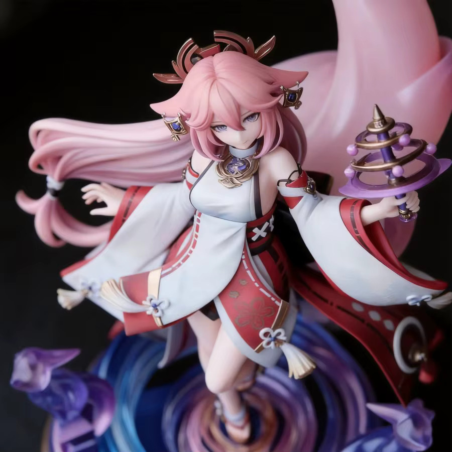 Bandai Genshin Impact Yae Miko Anime-Figur aus PVC, Höhe: 27 cm - Bild 5