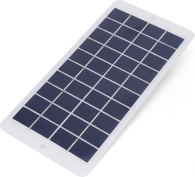 Alloet Tragbares Solarpanel-Ladegerät mit USB-C Ausgang, 10 W, 5 V, wasserdicht und kratzfest für Camping und Wandern - Bild 1