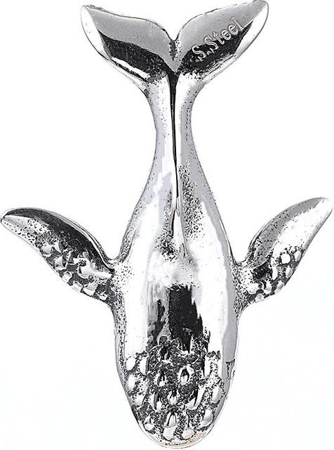 YIRAN Anhänger Wal, Edelstahl, Silber, Unisex - Bild 1