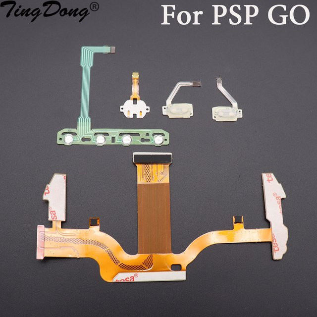 TingDong Flexkabel für PSP Go zur Steuerung der Lautstärke sowie der L- und R-Tasten und für das LCD-Display sowie das Motherboard - Bild 1