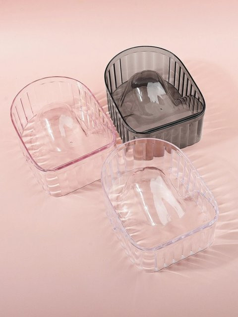 klimonla Nagelkunst Handwasch-Entferner Einweichschale, Unisex - Bild 1
