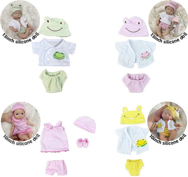 AnjoDoll Reborn Puppenkleidung Anzug, Zubehör, 4 Stile - Bild 1