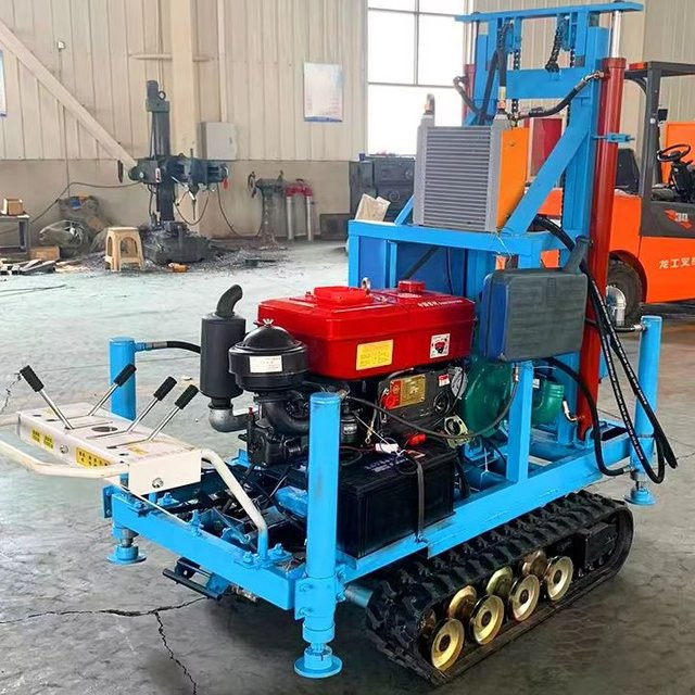 Relied Tragbare Hydraulische Diesel-Brunnenbohranlage mit 30PS und Präzisionspositionierung in Blau - Bild 1