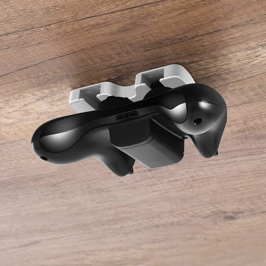 ALLOYSEED Gamepad Haken Halter in Schwarz für Xbox, Nintendo Switch Pro und PlayStation Controller als Untertisch-Regal zur Aufbewahrung von Zubehör - Bild 3