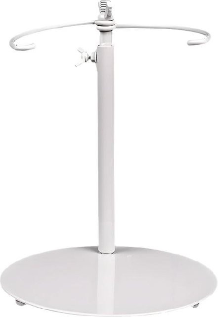 Verstellbarer Blumenstraußhalter aus Metall in Weiß für Hochzeiten und Blumengestecke - Bild 1