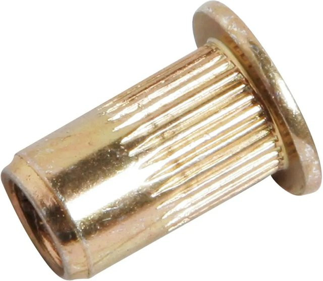 LUX-TOOLS Blindnietmutter M4 aus verzinktem Stahl in Silber - Bild 1