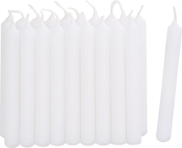 Wenzel Baumkerzen Basic aus Paraffin in Weiß - Bild 1