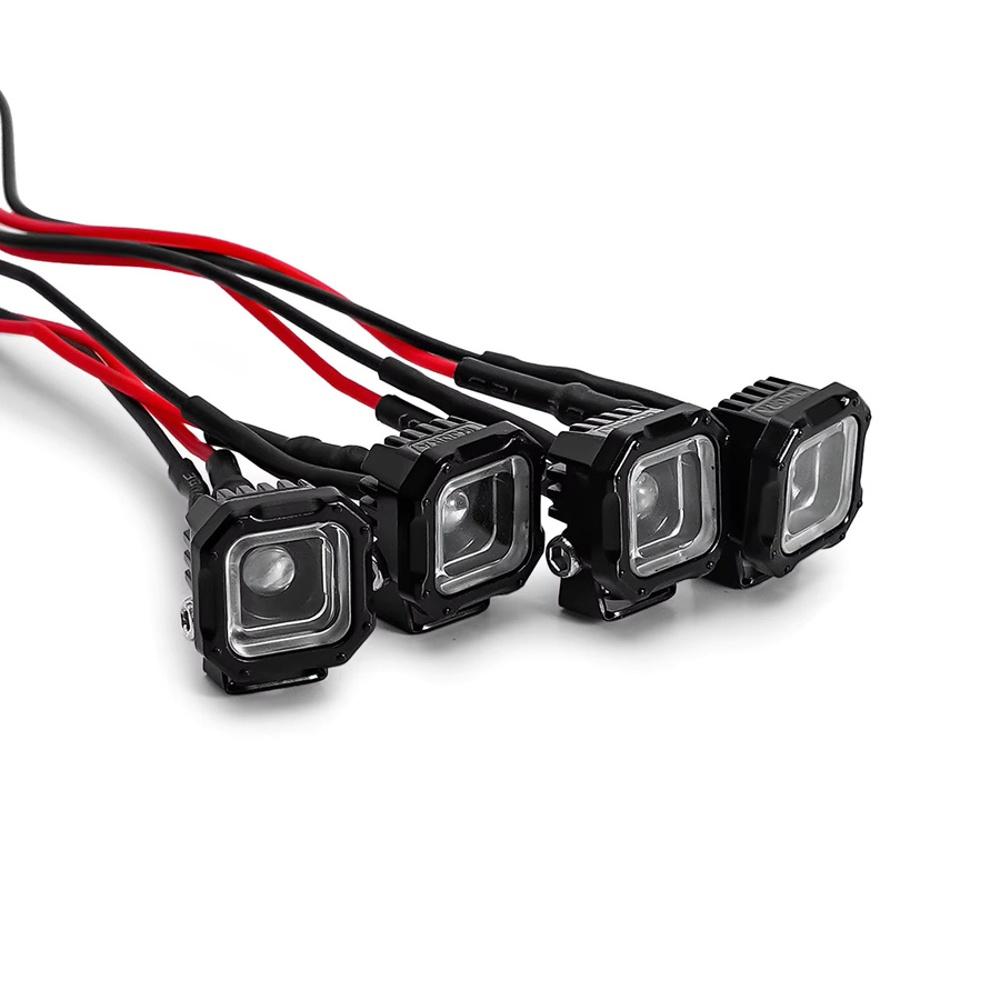 INJORA Quadratische LED-Leuchten, Weiß, Zubehör - Bild 2