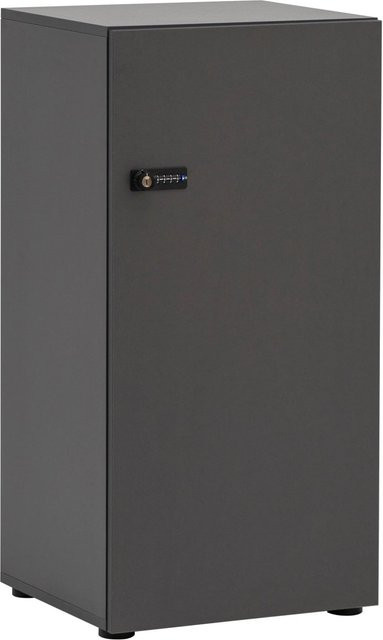 Schildmeyer Spind Locked mit Zahlenschloss in Anthrazit, H x B x T: 92,6 x 45,4 x 40,7 cm - Bild 1