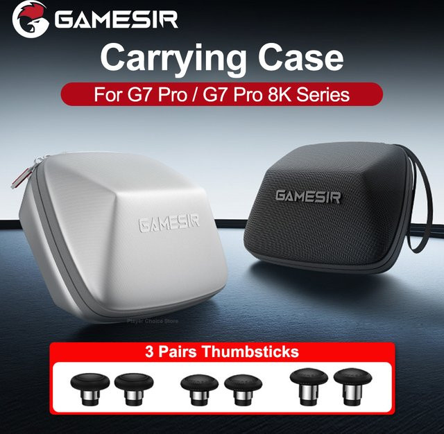 GameSir G7 Pro Tragetas in Schwarz und Multicolour inklusive 3 Paar wechselbarer Joystick-Kappen - Bild 1