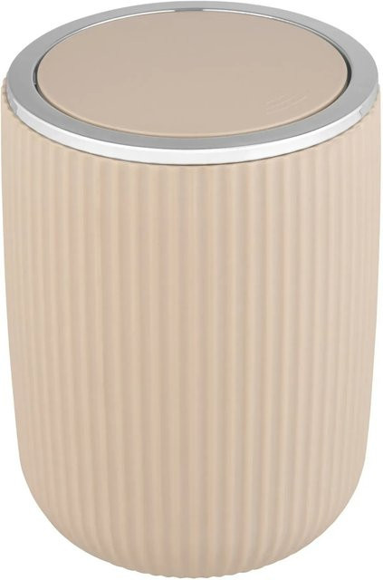 Wenko Kosmetikeimer Agropoli mit Schwingdeckel, Beige - Bild 1