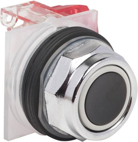 Schneider Electric Drucktaster 9001KR1BH6, schwarz, Ø 30 mm, ohne Rastung, 1Ö - Bild 1
