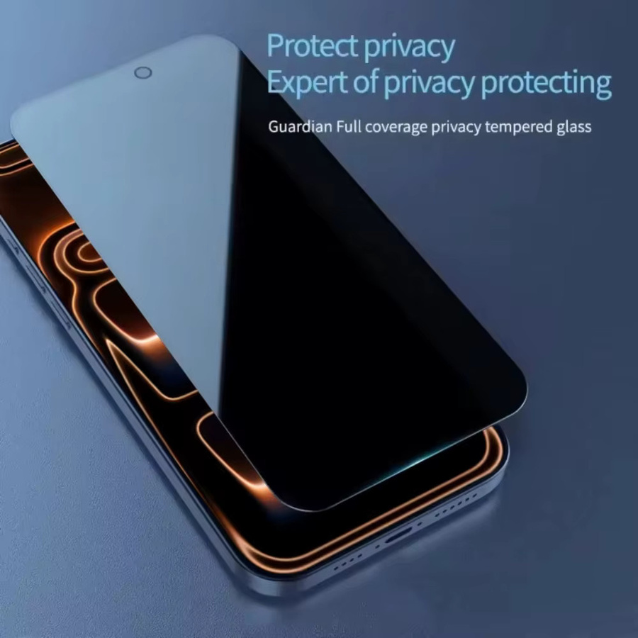 Amour Brave 4er-Set Anti-Spionage Panzerglas Sichtschutz für iPhone 17 Pro Max 16 15 14 13 12 Pro Max Plus 16e 17e Displayschutzfolie transparent - Bild 5
