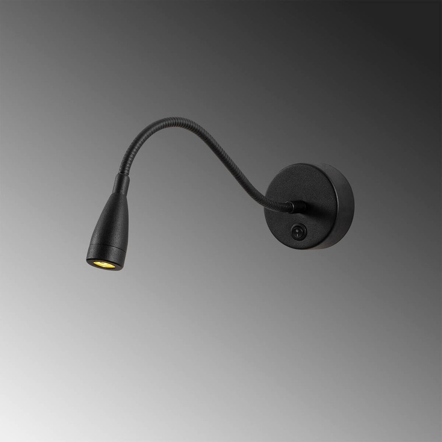 Opviq Wandleuchte aus Metall in Schwarz, B/H/L: 38 x 15 x 8 cm - Bild 3