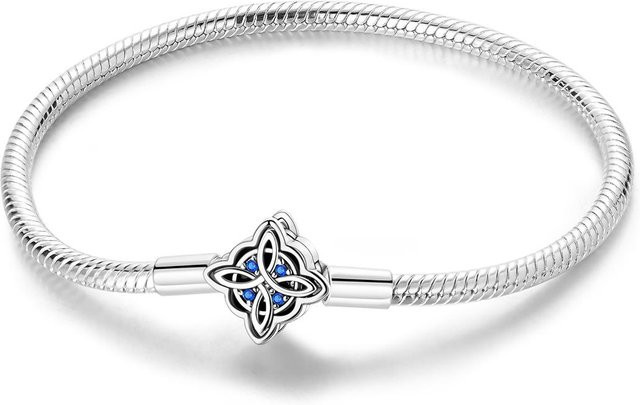 Perlenarmband 925 Silber, Perle, Zirkonia, Damen, 18cm - Bild 1