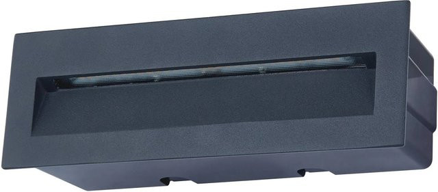 Lucande LED Außenwandleuchte Loya Modern in Schwarz aus Aluminium, IP54 spritzwassergeschützt - Bild 1