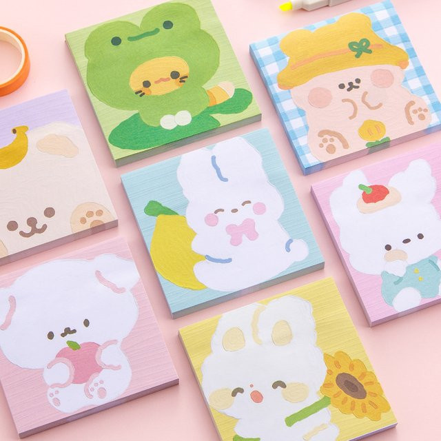 Niedlicher Notizblock im Kawaii-Design für Büro und Schule, Mehrfarbig - Bild 1
