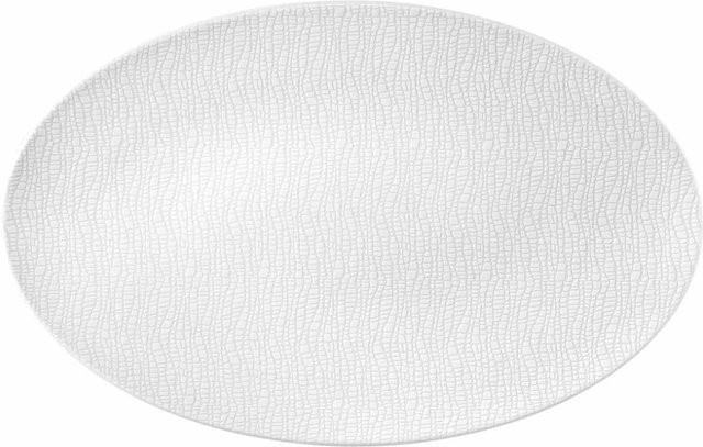 Seltmann Weiden Servierplatte Life Fashion aus Keramik, Weiß, B: 40 cm, T: 26 cm - Bild 1