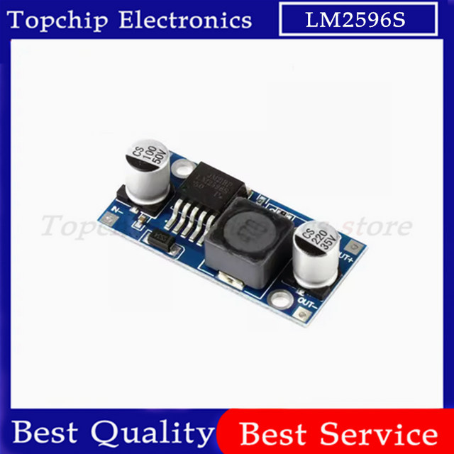 LM2596 DC-DC Abwärtswandlermodul 3A einstellbarer Spannungsregler in Blau - Bild 1
