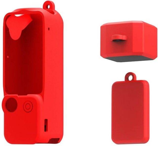 PULUZ PU894 Silikon Kameraschutzhülle in Rot für DJI OSMO Pocket 3 - Bild 1