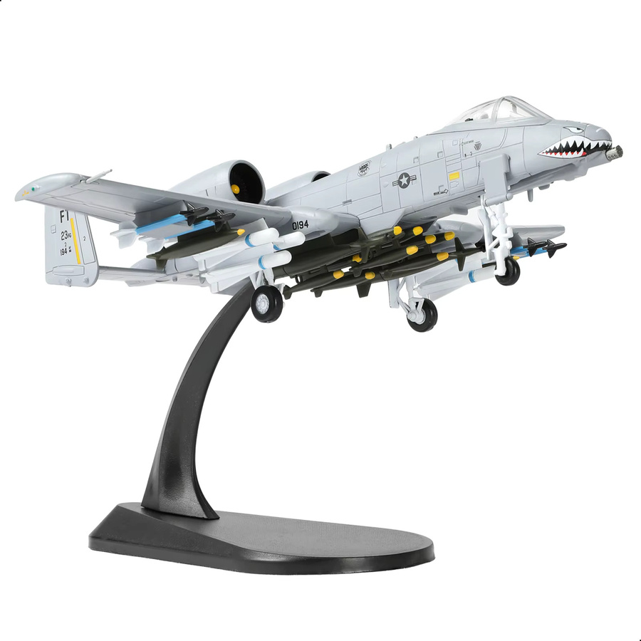 NUOTIE A-10 Thunderbolt II Warthog, Metallmodell, 1:100, Grau - Bild 2