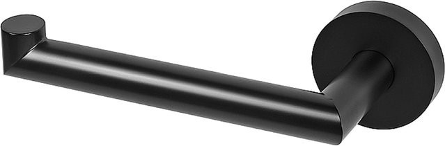 Brillantbad BARK Papierrollenhalter Messing Schwarz Links ohne Deckel für Bad und WC, B/H/T: 17,0 x 5,5 x 7,0 cm - Bild 1