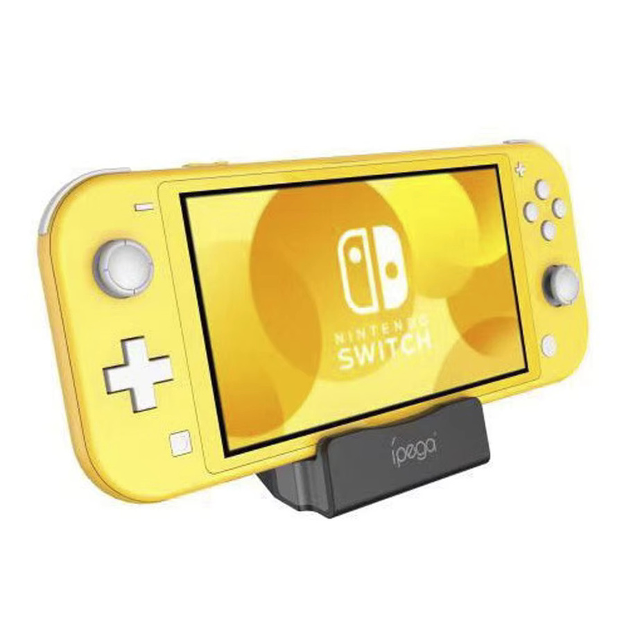 Ipega 2-in-1 Ladestation für Nintendo Switch und Switch Lite, Schwarz - Bild 2